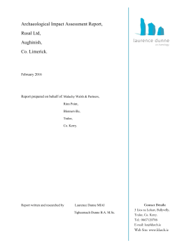 Archaeological Impact Assessment