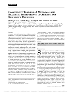 concurrent training: a meta-analysis examining
