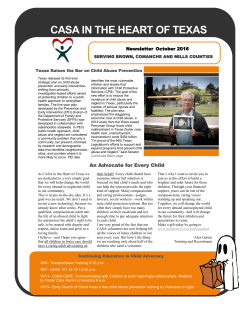 From Page 1 - CASA in the Heart of Texas