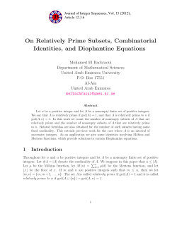 On Relatively Prime Subsets, Combinatorial Identities, and