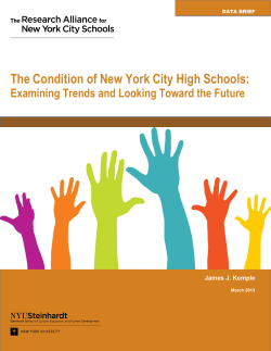 The Condition of New York City High Schools