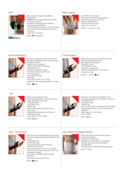 Sport Elbow Support Forearm-Hand Brace Thumb