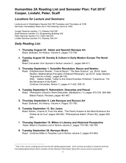 Hum 2A Reading List F2016 Final wo initials and format fixes2