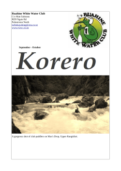 2012 Sept-Oct Newsletter - Powered by Sporty.co.nz