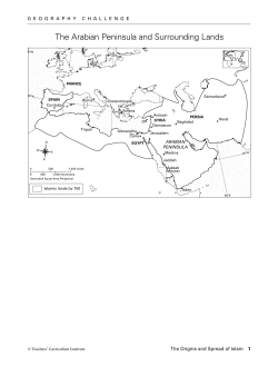 The Arabian Peninsula and Surrounding Lands
