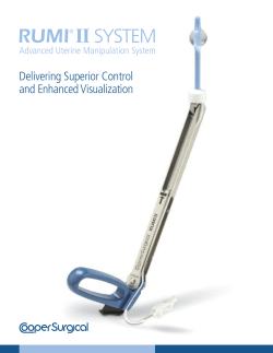 RUMI II Brochure - Cooper Surgical