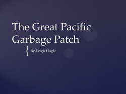 The Great Pacific Garbage Patch