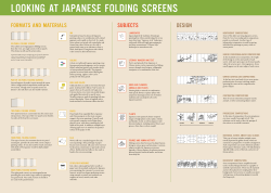 Looking at Japanese Folding Screens