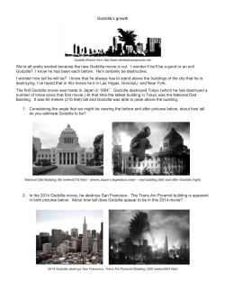 Godzilla destroyed Tokyo (which he has destroyed a