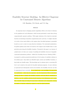 Feasibility Structure Modeling: An Effective Chaperone for