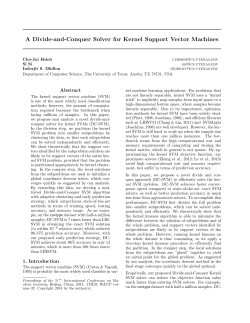 A Divide-and-Conquer Solver for Kernel Support Vector Machines