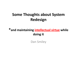 System Redesign