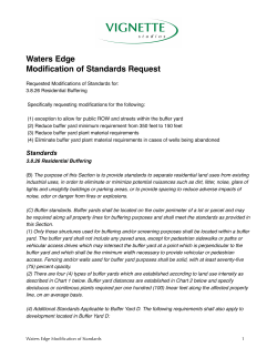13402 Modification of Standards Oil Buffer