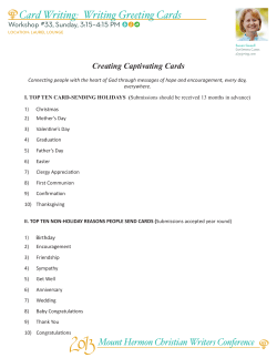 Card Writing: Writing Greeting Cards