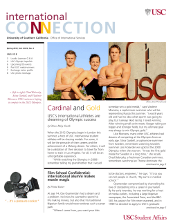 Spring 2012 - USC OIS - University of Southern California