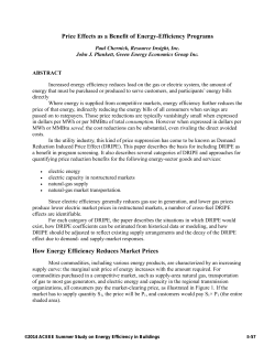 Price Effects as a Benefit of Energy-Efficiency Programs