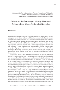 this PDF file - Historical Studies in Education / Revue d