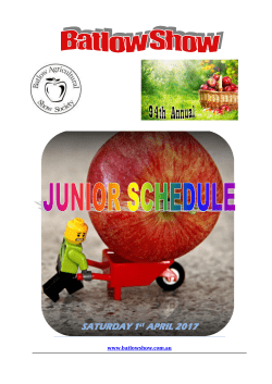 Junior - Batlow Show