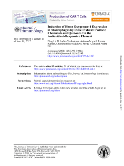 Induction of Heme Oxygenase-1 Expression in Macrophages by