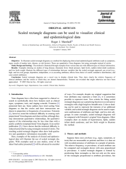 Scaled rectangle diagrams can be used to visualize clinical and