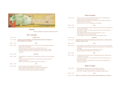 Horario General del Congreso