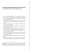 The Pope Pius XII Controversy