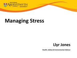 Stress Management Presentation