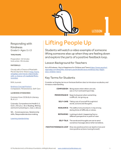 Lifting People Up