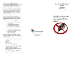 Brochure on Celiac