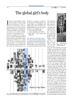 Margit Herche/Maya G&ouml;tz: The global girl`s body.