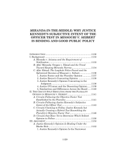 miranda-in-the-middle - Mississippi Law Journal