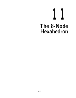 The 8-Node Hexahedron