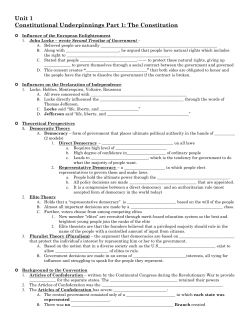 The Constitution - Henry County Schools