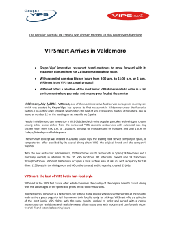 La cadena de restaurantes de comida americana se consolida en