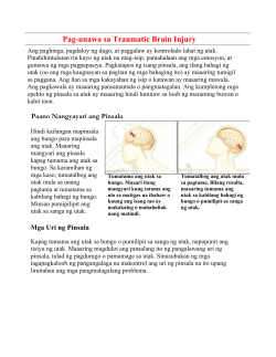 Pag-unawa sa Traumatic Brain Injury