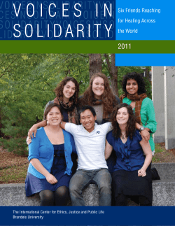 2011 - Voices in Solidarity: Six Friends
