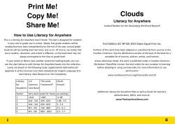 Clouds - Free Kids Books