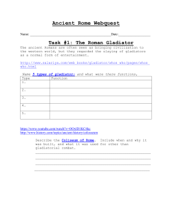 Ancient Rome Webquest - Barren County Schools