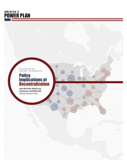 Distributed Energy Resources