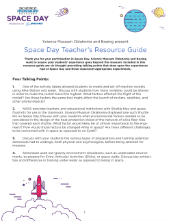 Space Day Teacher`s Resource Guide