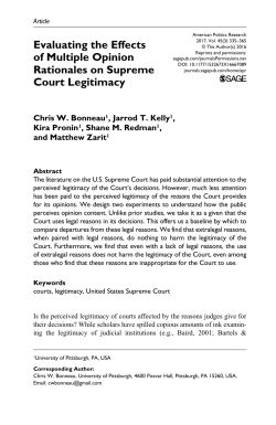 Evaluating the Effects of Multiple Opinion Rationales on Supreme