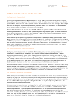 Carbon storage
