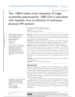 The -1082 A allele of the interleukin