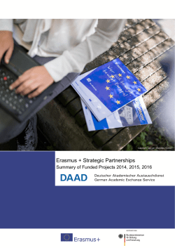Erasmus + Strategic Partnerships