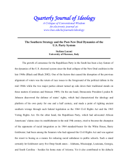 The strengthening of the following of the Republican Party in the