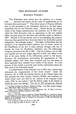 Midnight Judges - Penn Law: Legal Scholarship Repository