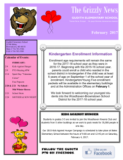 The Grizzly News - Gudith Elementary School