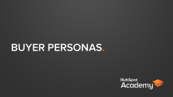 BUYER PERSONAS.