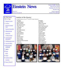 May 2017 Newsletter - Shoreline School District