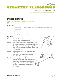 String Shapes - Exploratorium